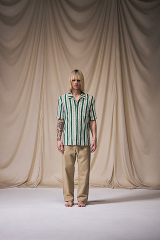 The Stripes | Green Stripes Shirt